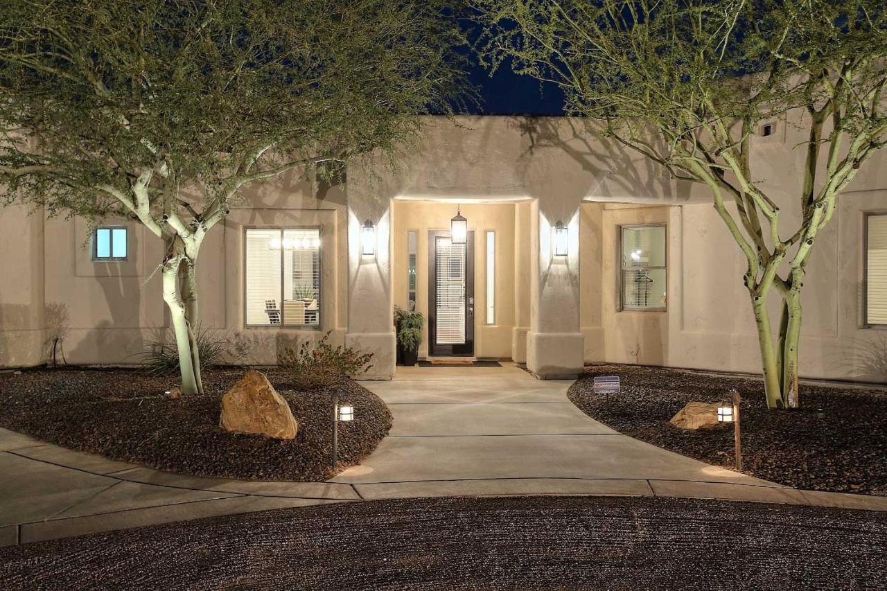 Adobe Arizona Home With City And Mountain Views Queen Creek Eksteriør bilde